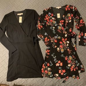 Two Loft Wrap Dresses - XSP